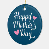 Simple Happy Moederdag Calligraphy | Versiering Keramisch Ornament (Links)