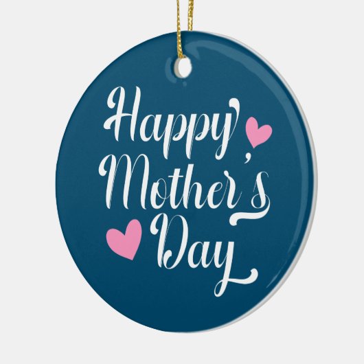 Simple Happy Moederdag Calligraphy | Versiering Keramisch Ornament (Links)