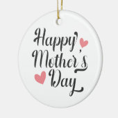 Simple Happy Moederdag Calligraphy | Versiering Keramisch Ornament (Links)
