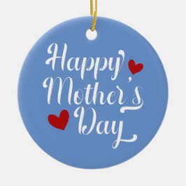 Simple Happy Moederdag Calligraphy | Versiering Keramisch Ornament