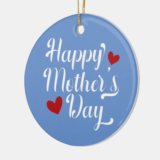 Simple Happy Moederdag Calligraphy | Versiering Keramisch Ornament (Links)