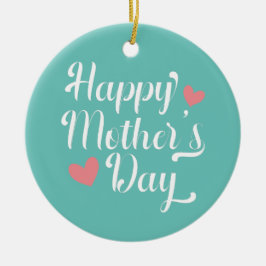 Simple Happy Moederdag Calligraphy | Versiering Keramisch Ornament