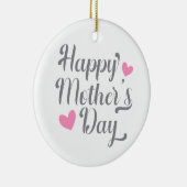 Simple Happy Moederdag Calligraphy | Versiering Keramisch Ornament (Rechts)