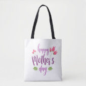 Simple Happy Moederdag Floral | Canvas tas (Voorkant)