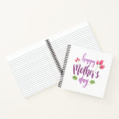 Simple Happy Moederdag Floral | Laptop Notitieboek (Binnen)