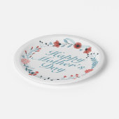 Simple Happy Moederdag Floral Paper Bord (Gekanteld)