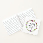 Simple Happy Moederdag Floral Wreate Notitieboek (Binnen)