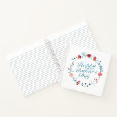 Simple Happy Moederdag Floral Wreate Notitieboek (Binnen)