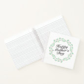 Simple Happy Moederdag Floral Wreate Notitieboek (Binnen)