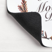 Simple Happy Moederdag Floral Wreath Mousepad Muismat (Hoek)