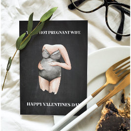 Simple Happy Pregnant Valentijnsdag Gift Feestdagenkaart