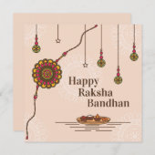 Simple Happy Raksha Bandhan (Voorkant / Achterkant)