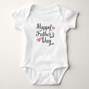 Simple Happy Vaderdag Calligraphy   Bodysuit