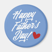 Simple Happy Vaderdag Calligraphy | Magneet (Voorkant)