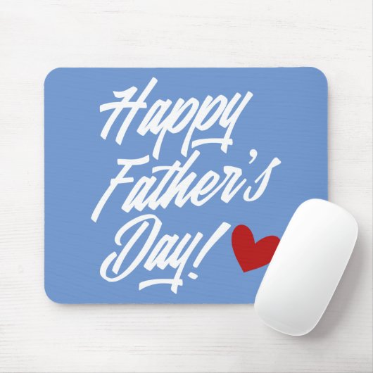 Simple Happy Vaderdag Calligraphy | MUISMAT (Met muis)