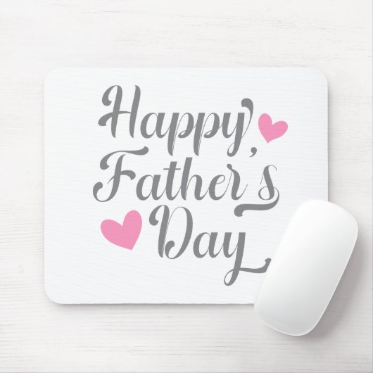 Simple Happy Vaderdag Calligraphy | MUISMAT (Met muis)