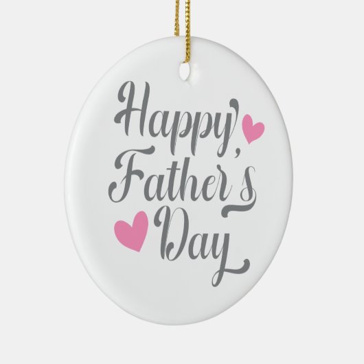 Simple Happy Vaderdag Calligraphy | ORNAMENT (Rechts)