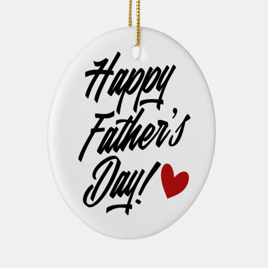 Simple Happy Vaderdag Calligraphy | ORNAMENT (Rechts)