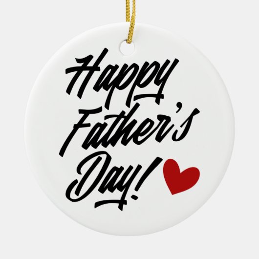 Simple Happy Vaderdag Calligraphy | ORNAMENT (Voorkant)