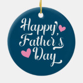 Simple Happy Vaderdag Calligraphy | ORNAMENT (Achterkant)
