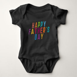 Simple Happy Vaderdag Typografie | Bodysuit