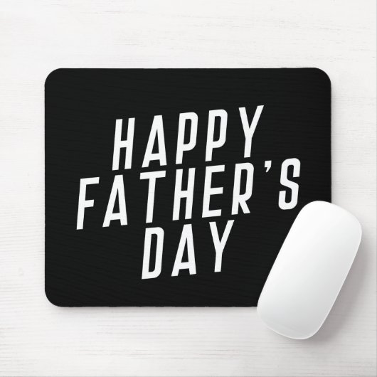 Simple Happy Vaderdag Typografie | MUISMAT (Met muis)