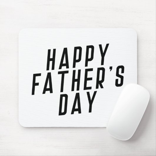 Simple Happy Vaderdag Typografie | MUISMAT (Met muis)
