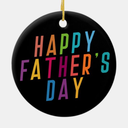 Simple Happy Vaderdag Typografie | ORNAMENT (Achterkant)