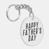 Simple Happy Vaderdag Typografie | SLEUTELHANGER (Voorkant Links)