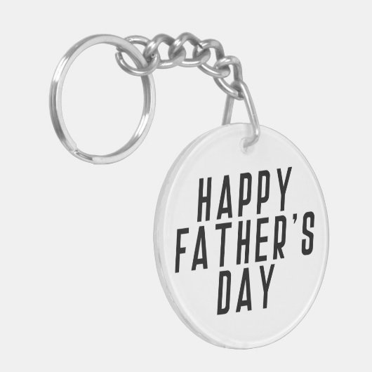 Simple Happy Vaderdag Typografie | SLEUTELHANGER (Voorkant Links)