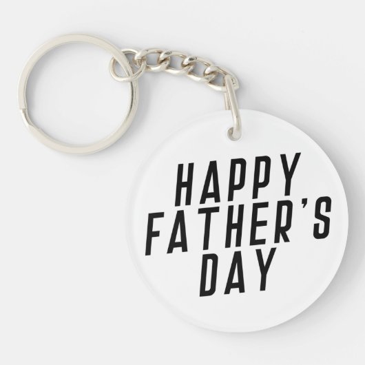 Simple Happy Vaderdag Typografie | SLEUTELHANGER (Voorkant)