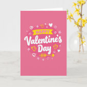 Simple Happy Valentines Card Kaart (Gele Bloem)
