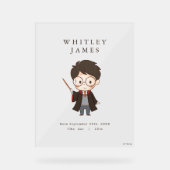 Simple Harry Potter-Baby shower Acryl Bord (Voorkant)