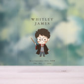 Simple Harry Potter-Baby shower Acryl Bord (Neutraal)