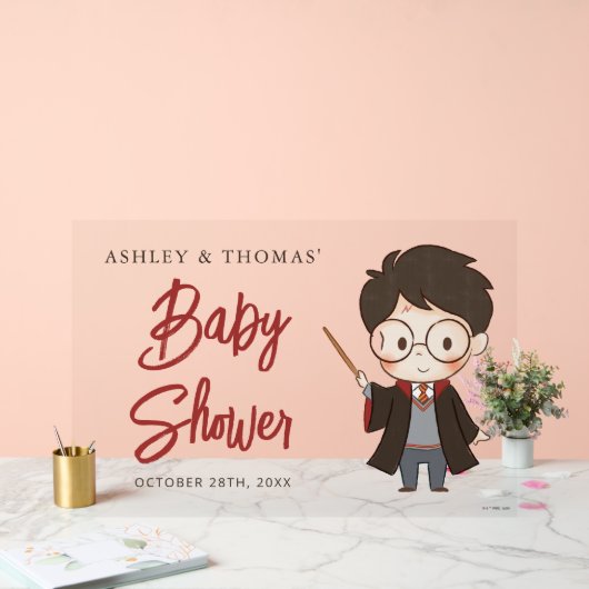 Simple Harry Potter-Baby shower Acryl Bord (Huwelijk)