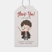 Simple Harry Potter-Baby shower Cadeaulabel (Voorkant)