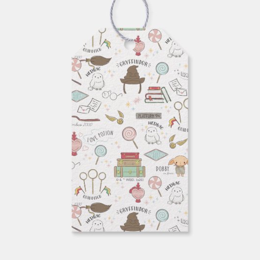 Simple Harry Potter-Baby shower Cadeaulabel (Achterkant)