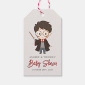 Simple Harry Potter-Baby shower Cadeaulabel (Voorkant)