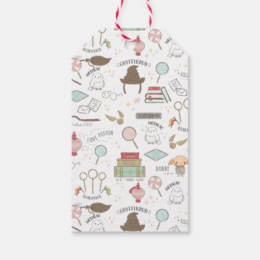 Simple Harry Potter-Baby shower Cadeaulabel (Achterkant)