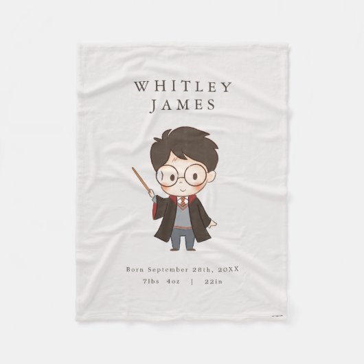 Simple Harry Potter-Baby shower Fleece Deken (Voorkant)