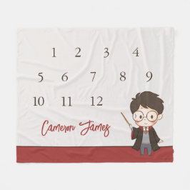 Simple Harry Potter-Baby shower Fleece Deken