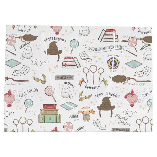 Simple Harry Potter-Baby shower Groot Cadeauzakje (Achterkant)