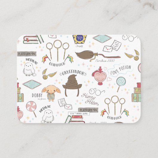 Simple Harry Potter-Baby shower Informatiekaartje (Achterkant)