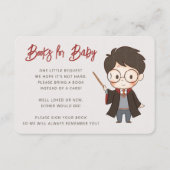Simple Harry Potter-Baby shower Informatiekaartje (Voorkant)
