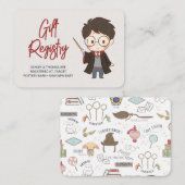 Simple Harry Potter-Baby shower Informatiekaartje (Voorkant / Achterkant)