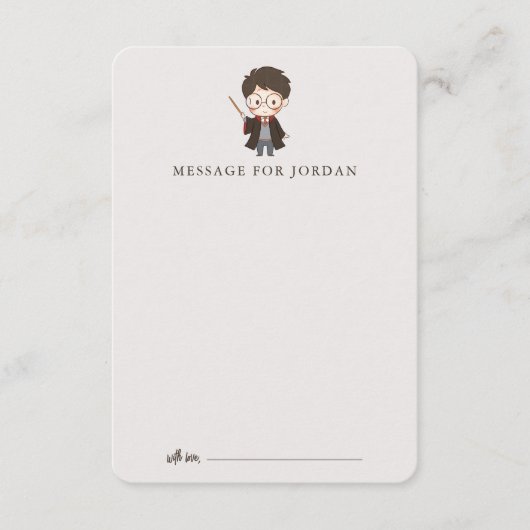 Simple Harry Potter Baby Shower Informatiekaartje (Voorkant)