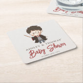 Simple Harry Potter-Baby shower Kartonnen Onderzetters (Schuin)