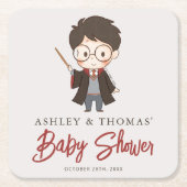 Simple Harry Potter-Baby shower Kartonnen Onderzetters (Voorkant)