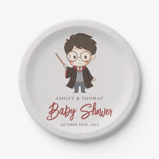 Simple Harry Potter-Baby shower Papieren Bordje (Voorkant)