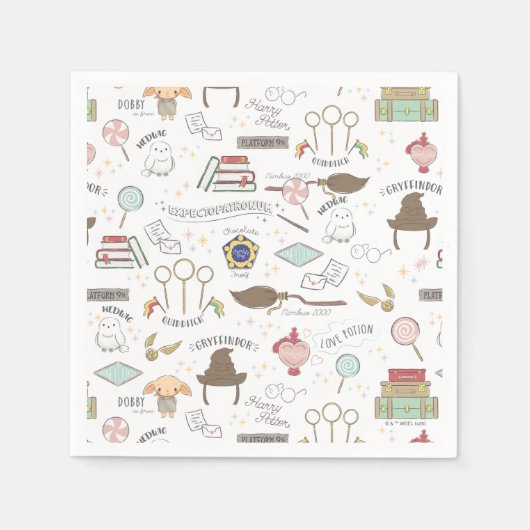 Simple Harry Potter Baby Shower Servet (Voorkant)
